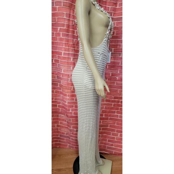 Ellejay swimwear Striped pants with ruffled straps Size S NWT #C6 - Picture 5 of 11